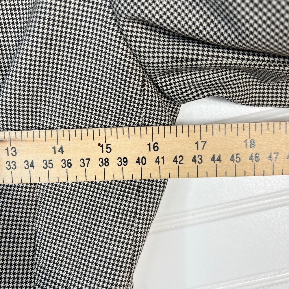 Escada Blazer Houndstooth Blazer Jacket Sz 34 Wool Office Clessic - Picture 15 of 16